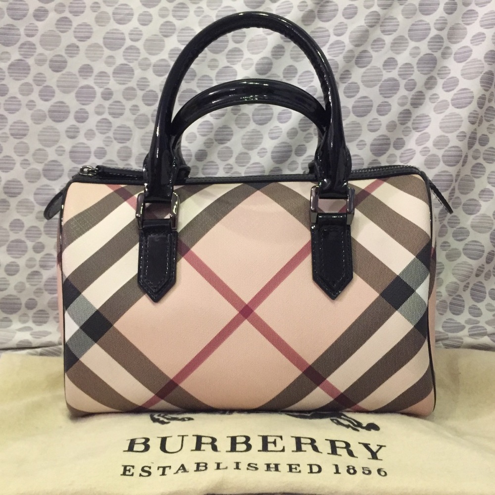 [DISCONT] Burberry Nova Check Bowling Bag